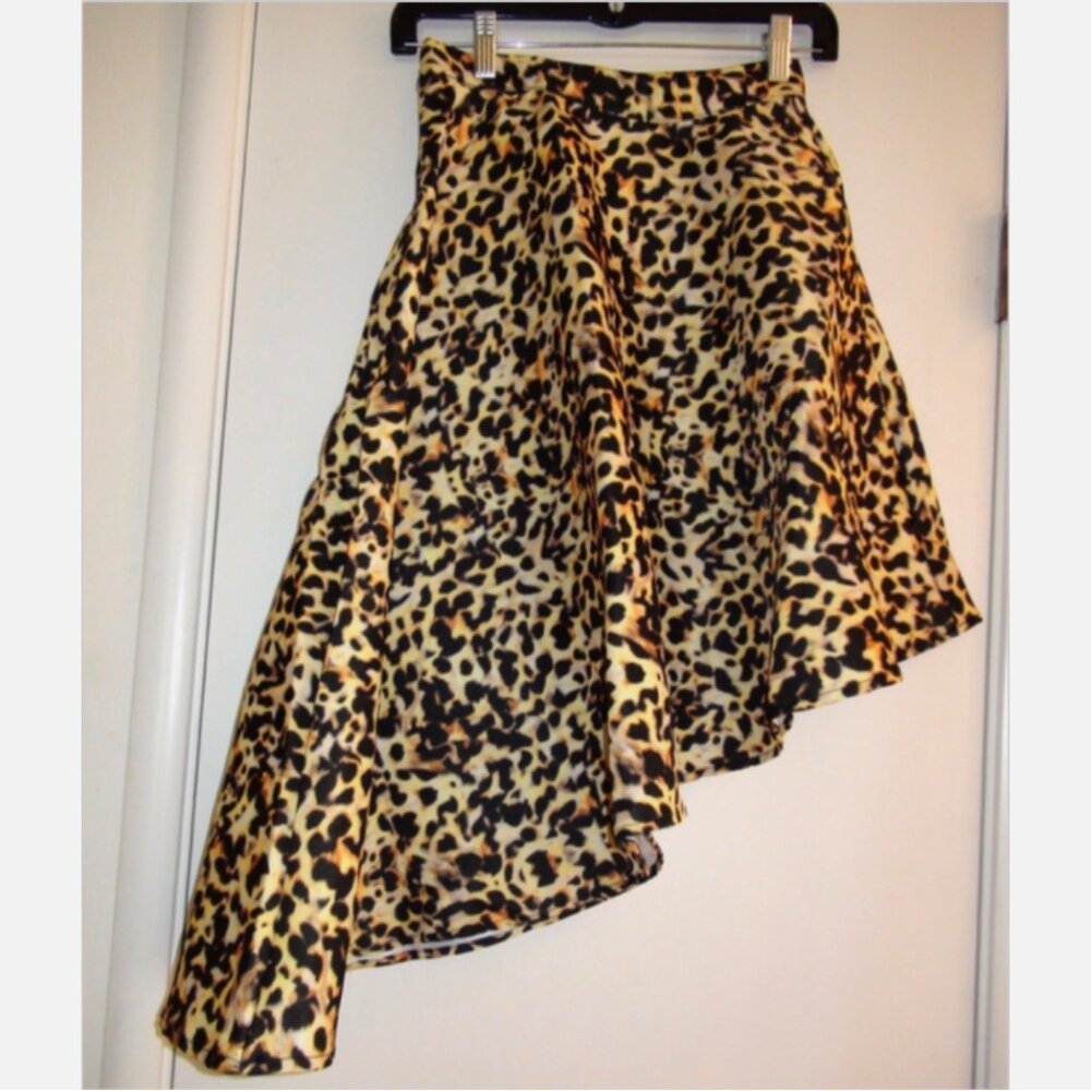 Runaway The Label Leopard Print Skirt